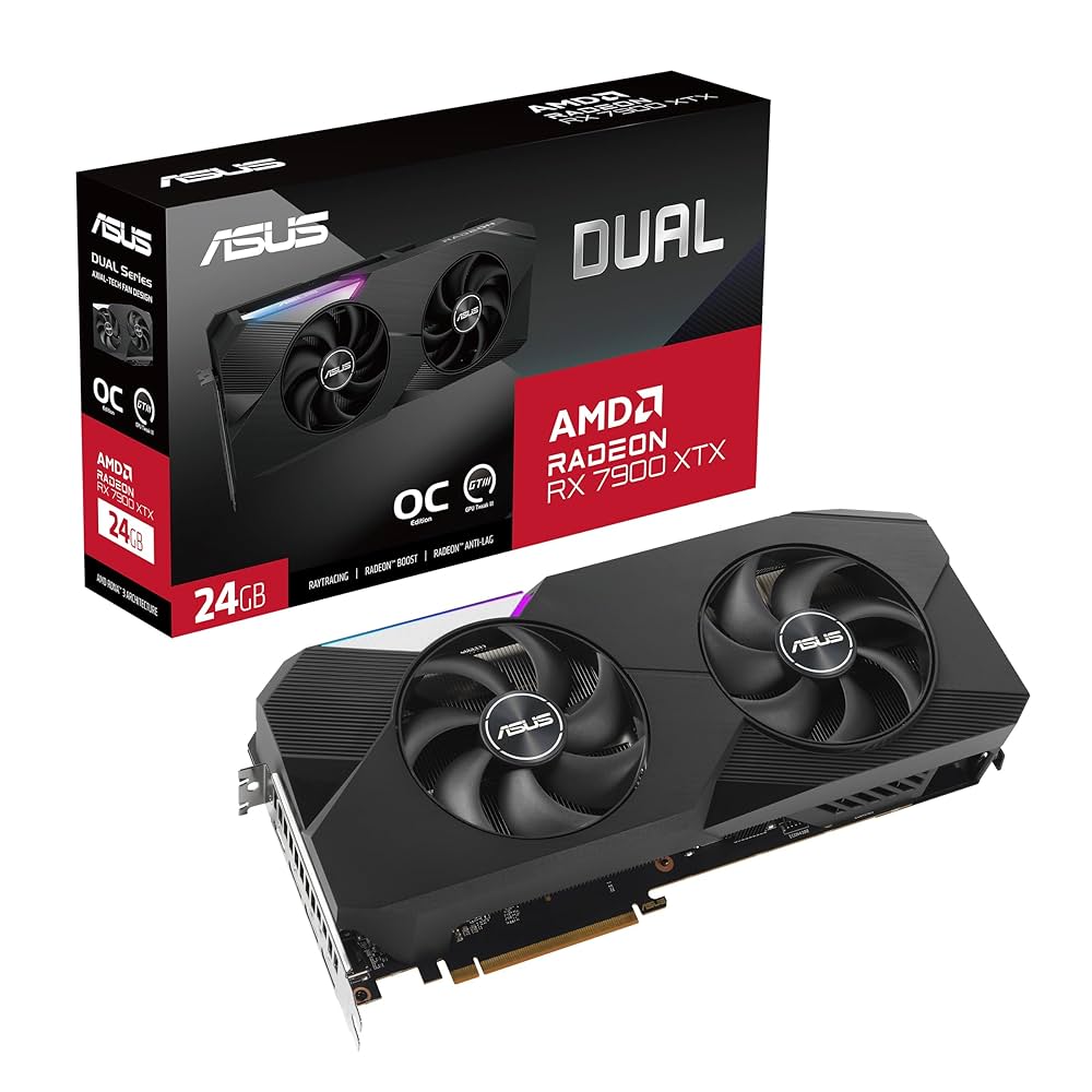 Amazon | ASUS Dual Radeon RX 7900 XTX OC 24Go。 | ASUS
